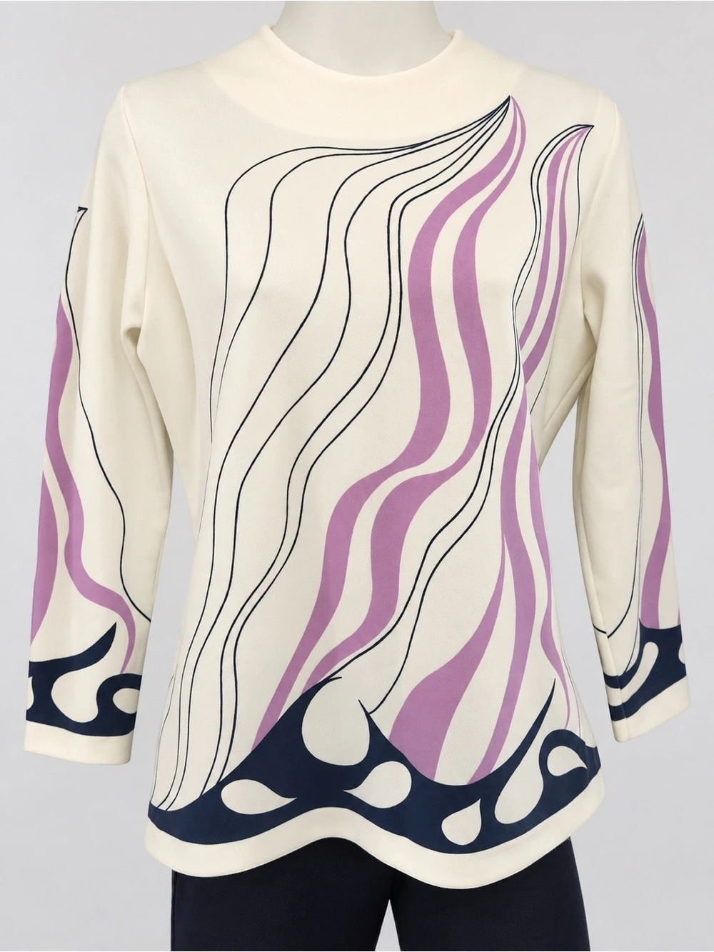 Vintage Graff Californiawear Abstract Mod Tunic Top